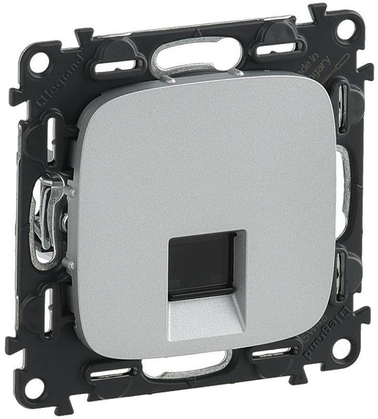 

Розетка Legrand 753940 Valena ALLURE DIY, комп(RJ45) 1-ая 5 кат UTP, алюминий, 753940