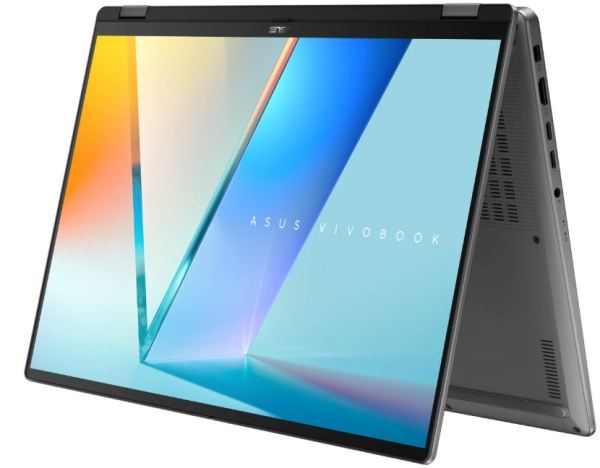 фото Ноутбук  ASUS Vivobook 16 Flip TP3607SH-RJ043W в Челябинске 16 ", Core Ultra 7, 32 Гб RAM, 1 Тб SSD, GeForce RTX 5050, Серый