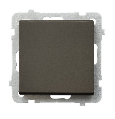 

Выключатель Ospel LP-1R/m/40 однополюсный, 16AX, 250V, 3520W, IP-20, клеммы безвинтовые, шоколадный металлик, LP-1R/m/40