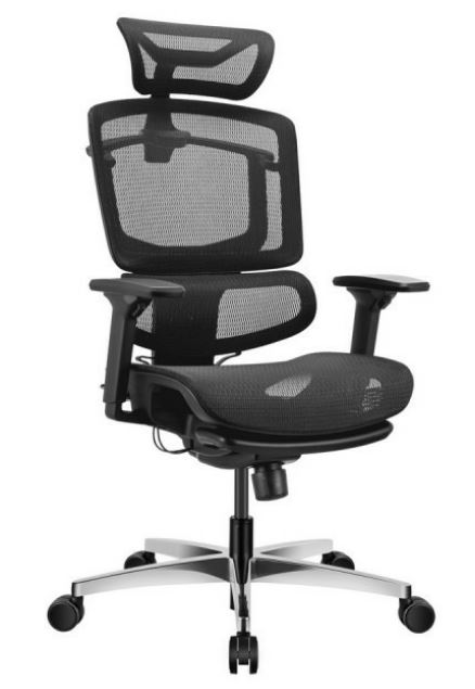 

Кресло GT Chair Open M с поддержкой для ног, цвет: черный, Open M