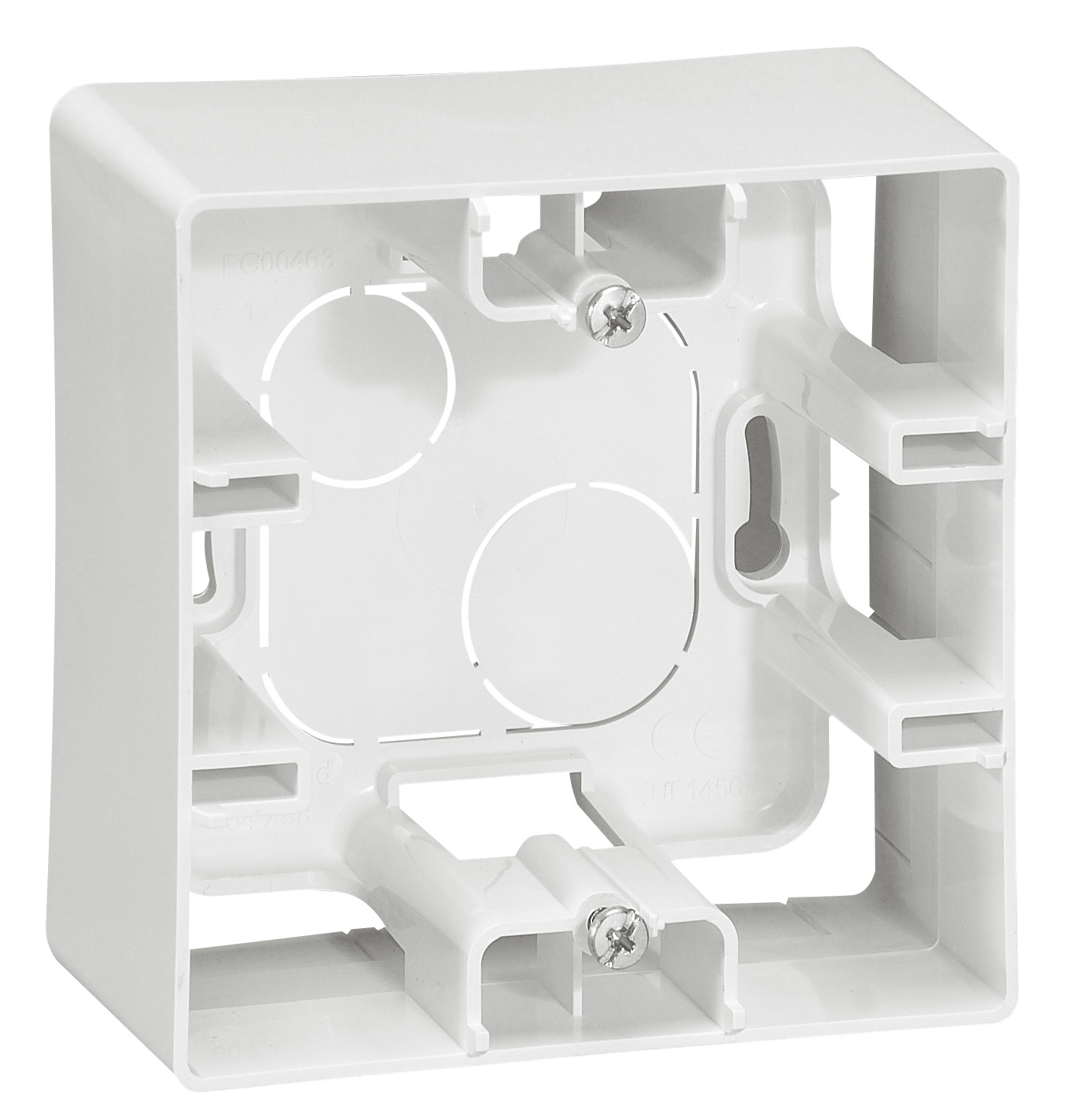 

Коробка накладная Legrand 672510 Etika - монтажная, 1 пост, белая, 672510