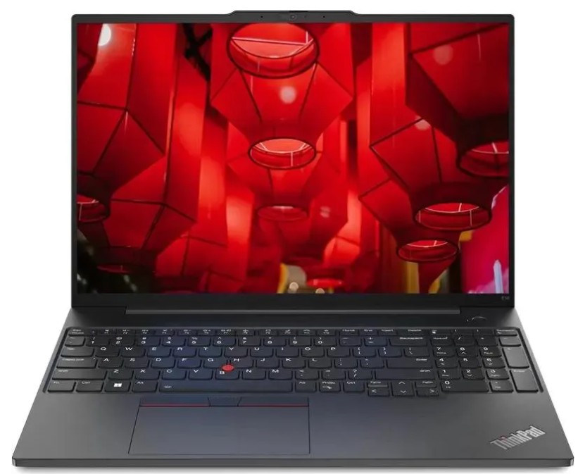 

Ноутбук Lenovo ThinkPad E16 Gen1 21JQS7R300 i5-13420H/8GB/512GB SSD/Iris Xe Graphics/16" WUXGA IPS/WiFi/BT/cam/noOS/black, ThinkPad E16 Gen1