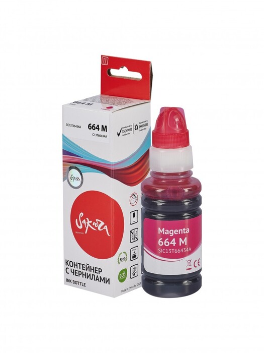 

Контейнер с чернилами Sakura C13T66434A (664 M) для Epson L485/L385/L380/L361/L100/L101/L110/L111/L120/L130/L200/L201/L210/L486, EcoTank Expression ET, C13T66434A (664 M)