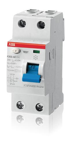 

УЗО ABB 2CSF202101R1400 F202A 2Р 40А 30mA (А), 2CSF202101R1400