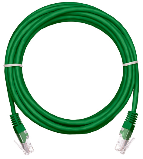 фото Кабель патч-корд U/UTP 5e кат. 3м Netlan EC-PC4UD55B-BC-PVC-030-GN-10 в Уфе