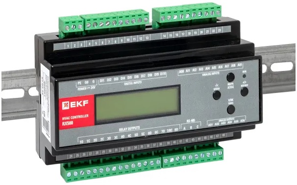 

Контроллер EKF RX500-V конфигурируемый для систем вентиляции, RX500-V
