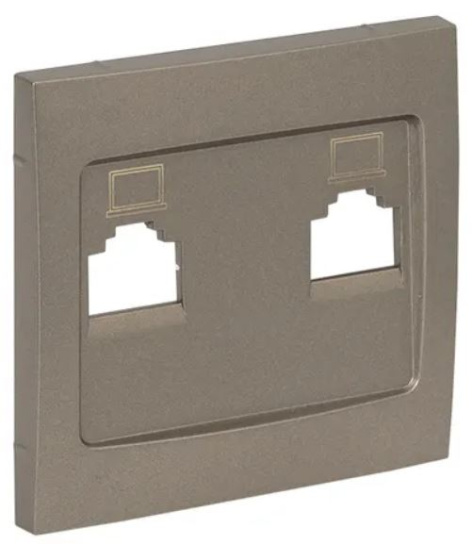 фото Накладка розетки компьютерной  EKF ESK02-L-035-40 в Уфе