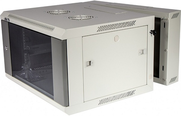 фото Шкаф настенный 19", 27U TWT TWT-CBW3G-27U-6x6-GY в Уфе
