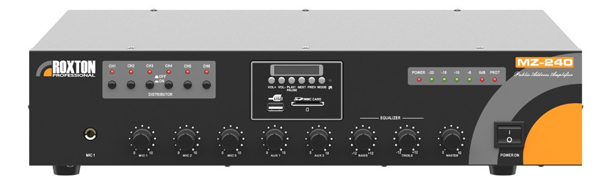 

Усилитель Roxton MZ-240 комбинированный, 240Вт, MZ-240