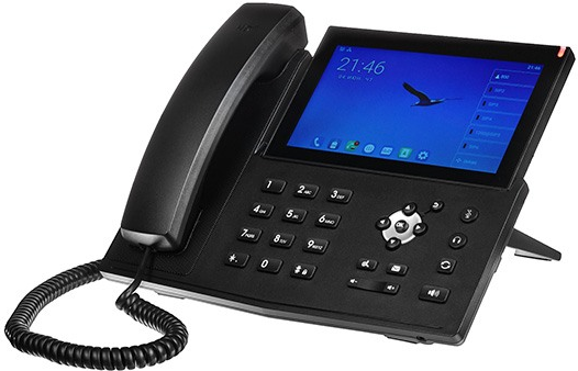 

Телефон VoiceIP QTECH QIPP-V700PG видео, 20 линий SIP, 26 клавиши, цветной сенсорный ЖК дисплей 7" с подсветкой, кнопка отключения микрофона, 2 порта, QIPP-V700PG