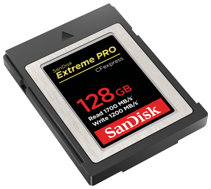

Карта памяти 128GB SanDisk SDCFE-128G-GN4NN CFexpress Type B Extreme Pro 1700/1200 Mb/s, SDCFE-128G-GN4NN