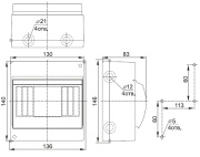 Изображение товара Бокс IEK MKP42-N-06-30-09