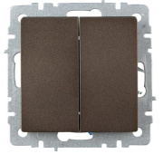 фото Переключатель двухклавишный IEK BR-V22-0-10-K45