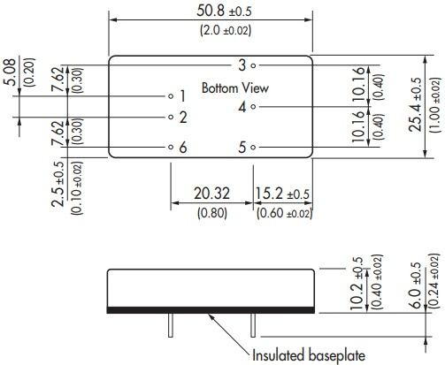 фото Преобразователь DC-DC модульный TRACO POWER TEN 20-2411WIN в Красноярске