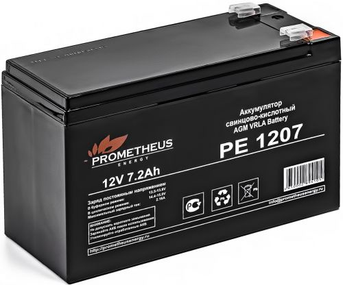 фото Батарея для ИБП PROMETHEUS ENERGY РЕ1207 в Уфе