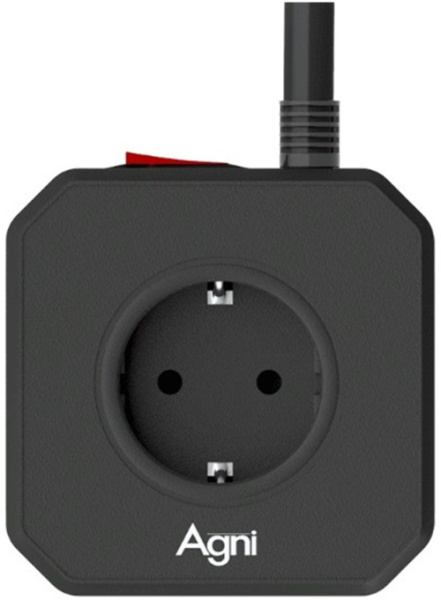 фото Сетевой фильтр AGNI TP-VE4U5E-C-2m-black в Челябинске