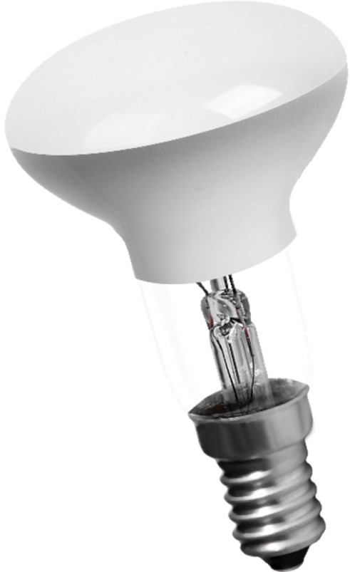 

Лампа накаливания Navigator NI-R50-60-230-E14 (уп/10шт), 60Вт, 230В, E14, 50х85мм, рефлектор, матовая (94320), NI-R50-60-230-E14