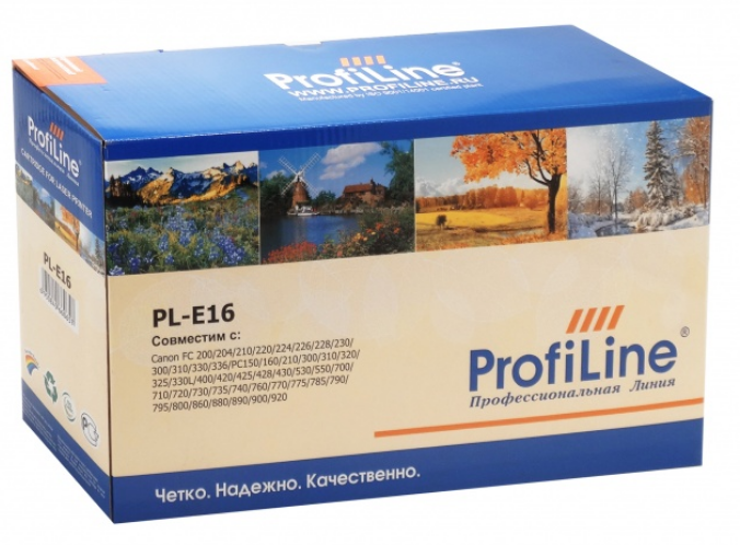 

Картридж ProfiLine PL-E-16 Картридж PL-E16 для принтеров Canon FC 200/204/210/220/224/226/228/230/300/310/330/336/PC150/160/210/300/310/320/325/330L/4, PL-E-16