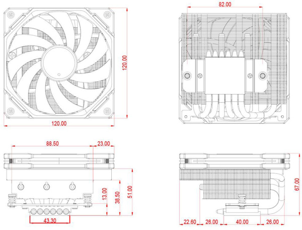 фото Кулер  ID-Cooling IS-67-XT BLACK в Уфе