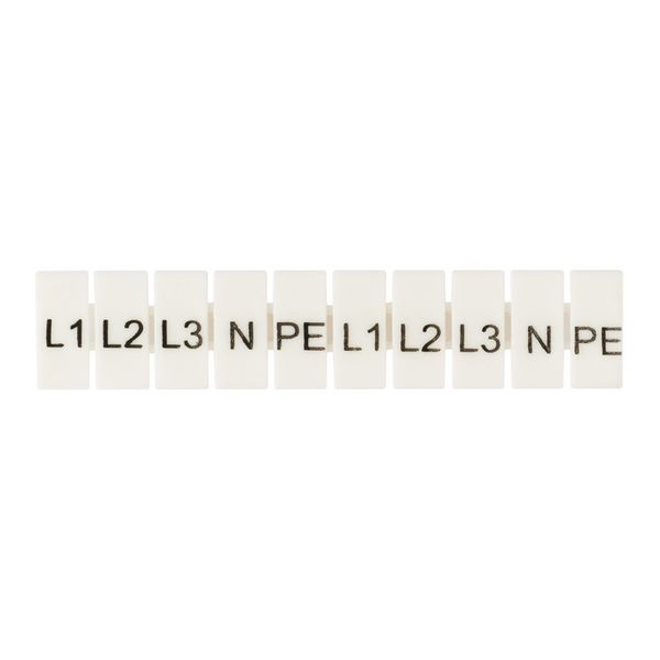 

Маркер EKF zb-st-6-L-1-3 для JXB-ST/Push-in 6 с символами "L1, L2, L3, N, PE" (100 шт.), zb-st-6-L-1-3
