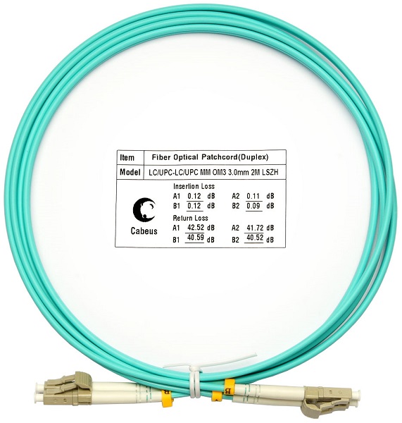 

Патч-корд волоконно-оптический Cabeus FOP-50-LC-LC-2m duplex LC-LC 50/125 mm OM3 2м LSZH, FOP-50-LC-LC-2m