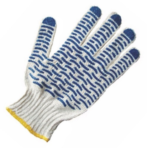 Изображение товара Перчатки Rexant 09-0201 х/б с покрытием ПВХ, 10 пар