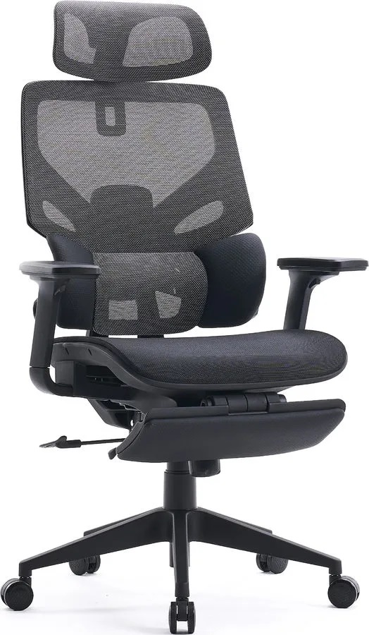 

Кресло Cactus CS-CHR-MC01-GYBK серый сиденье черный с подголов. крестов., CS-CHR-MC01-GYBK