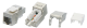 фото Вставка  Hyperline KJ9-8P8C-C5e-90-SH-F-WH в Уфе