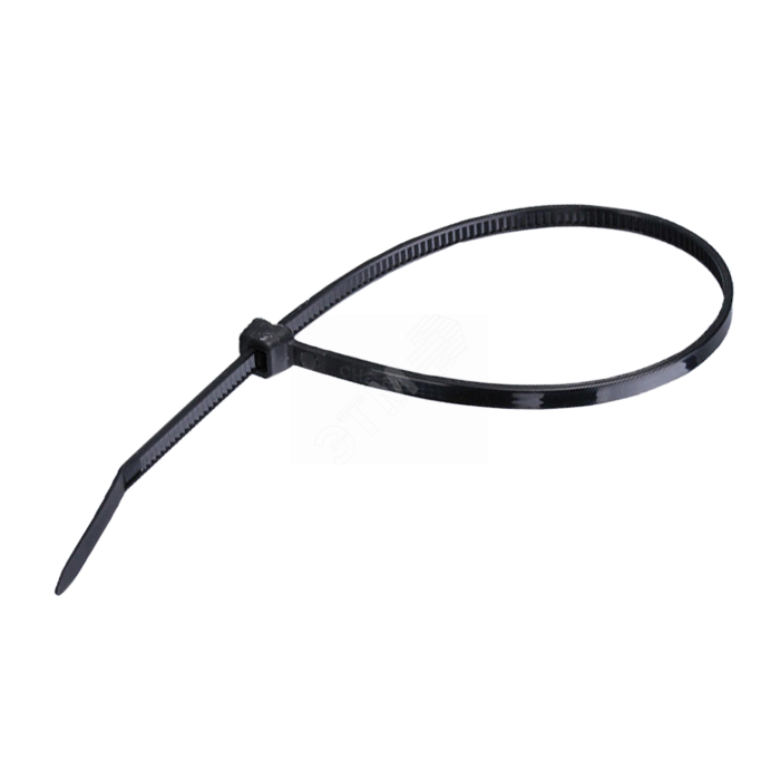 

Стяжка SUPRLAN 06-1011 нейлоновая 3,6х150мм черная UV (100pcs), 06-1011