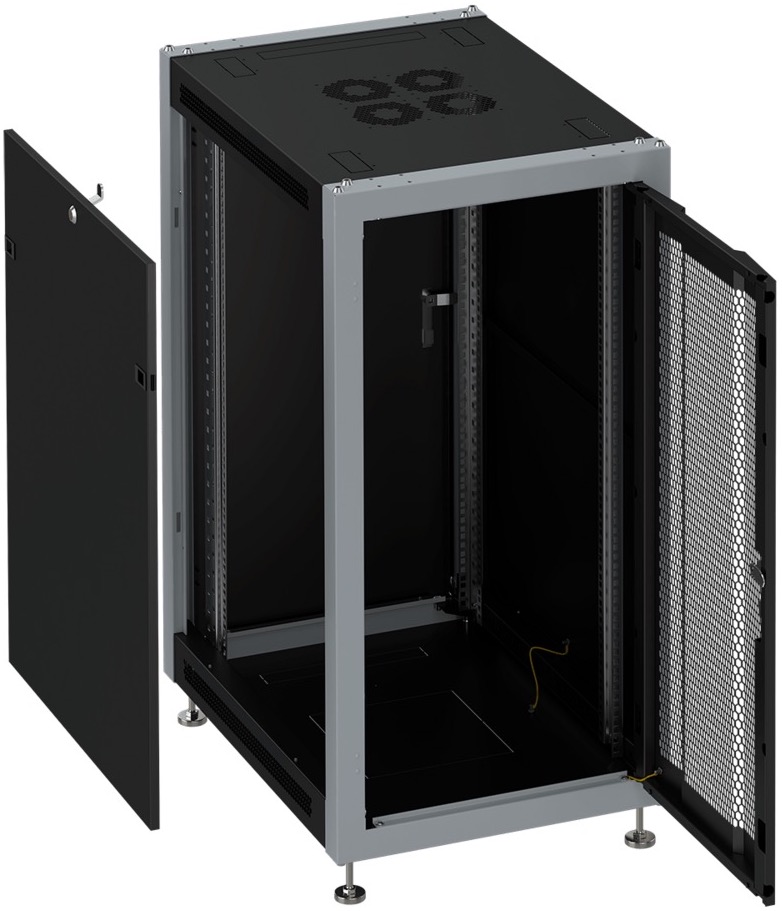 

Шкаф напольный 19", 42U SYSMATRIX SL 6642.932 600x600x2000mm (ШхГхВ) передняя дверь перфорированная, задняя дверь сплошная металлическая, поворотная р, SL 6642.932