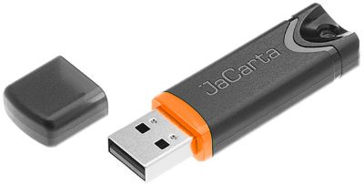 фото Токен USB Аладдин Р.Д. JaCarta-2 PKI/ГОСТ. Сертификат ФСТЭК. Сертификат ФСБ. в Екатеринбурге
