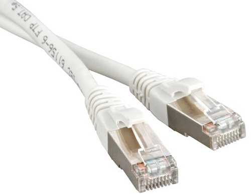 фото Кабель патч-корд F/UTP 5e кат. 0.5м Hyperline PC-LPM-STP-RJ45-RJ45-C5e-0.5M-LSZH-WH в Уфе