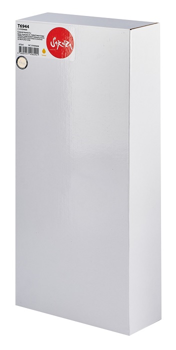 

Картридж струйный Sakura C13T694400 (T6944 Yellow) для Epson SureColor SC-T3000/T5000/T7000/T3000w/T3200/T5200/T7200series, T3270/5270/5270D/7270/7270, C13T694400 (T6944 Yellow)