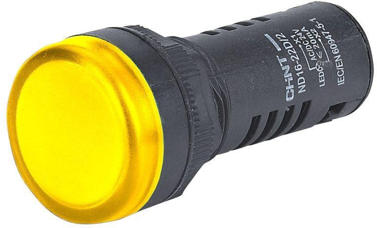 

Индикатор CHINT 146693 помехозащищенный ND16-22D/4K2 желт. AC 230В, 146693