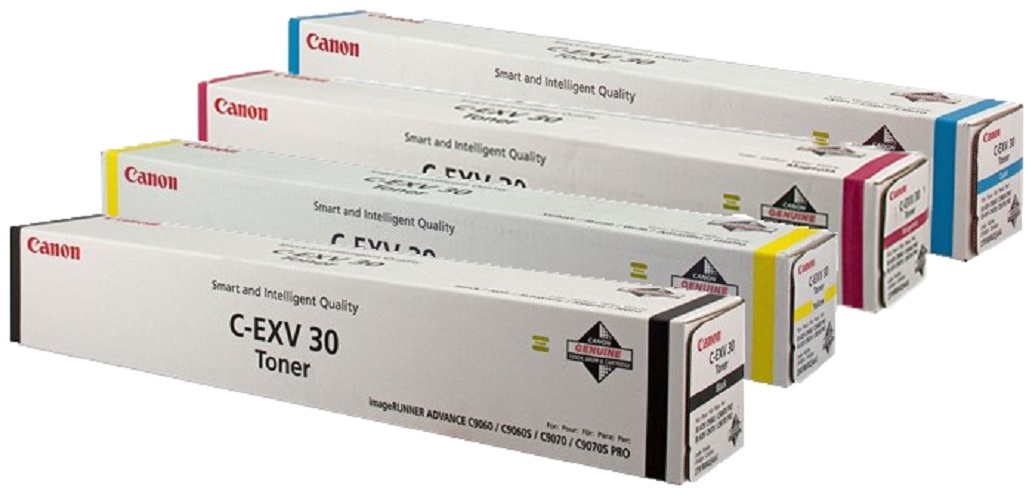 

Тонер-картридж Canon C-EXV 30 пурпурный для imageRUNNER ADVANCE C9060 PRO/ C9070 PRO/ C9065 PRO/ C9075 PRO, 54 000стр, C-EXV 30