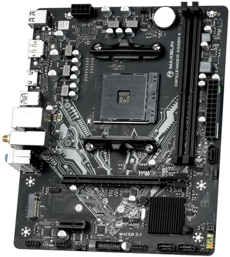 фото Материнская плата mATX MAXSUN MS-Challenger A520M-K WIFI в Казани