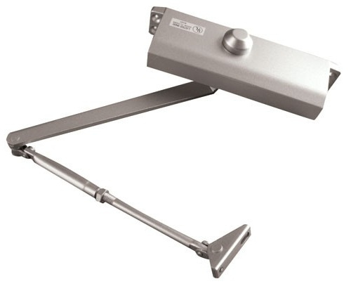 Изображение товара Доводчик для двери Oubao E-603 серебристый механический с двойной пружиной