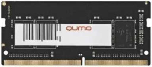 

Модуль памяти SODIMM DDR4 8GB Qumo QUM4S-8G2666P19 PC4-21300 2666MHz CL19 1.2V OEM/RTL, QUM4S-8G2666P19