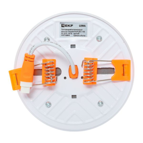 фото Светильник светодиодный встраиваемый EKF DLL-1103-R-10-6500 в Екатеринбурге