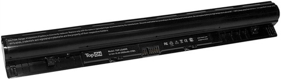 

Аккумулятор для ноутбука Lenovo TopOn TOP-LG400S для моделей IdeaPad G400S, G500S, S410P, S510P, Z710, G50-30, G50-70 14.4V 2600mAh 37Wh. PN: L12L4A02, TOP-LG400S
