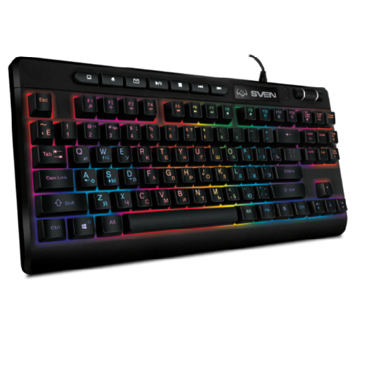 Клавиатура Sven KB-G8200 игровая (95кл, ПО, RGB-подсветка)