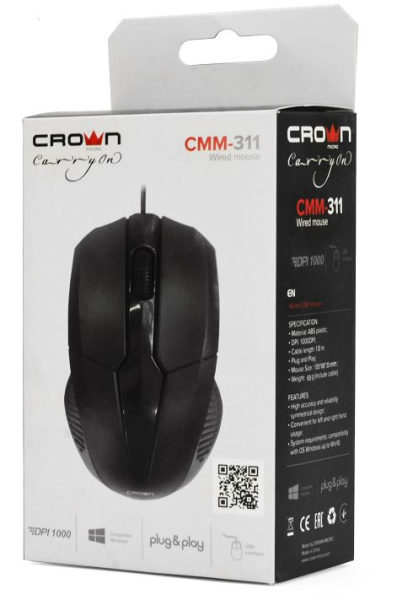 фото Мышь  Crown CMM-311 в Екатеринбурге