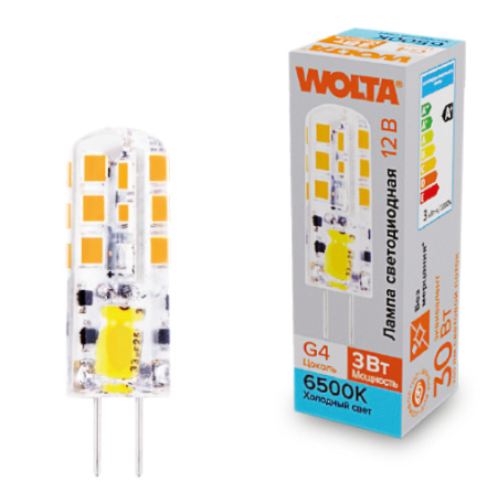 фото Лампа светодиодная WOLTA WSTD-JC-12V3W6KG4-S в Омске
