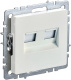 фото Розетка компьютерная двойная IEK BR-K20-2-K36 в Перми