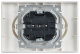 фото Розетка двухместная с заземлением  IEK BR-R21-16-K91-F в Санкт-Петербургe