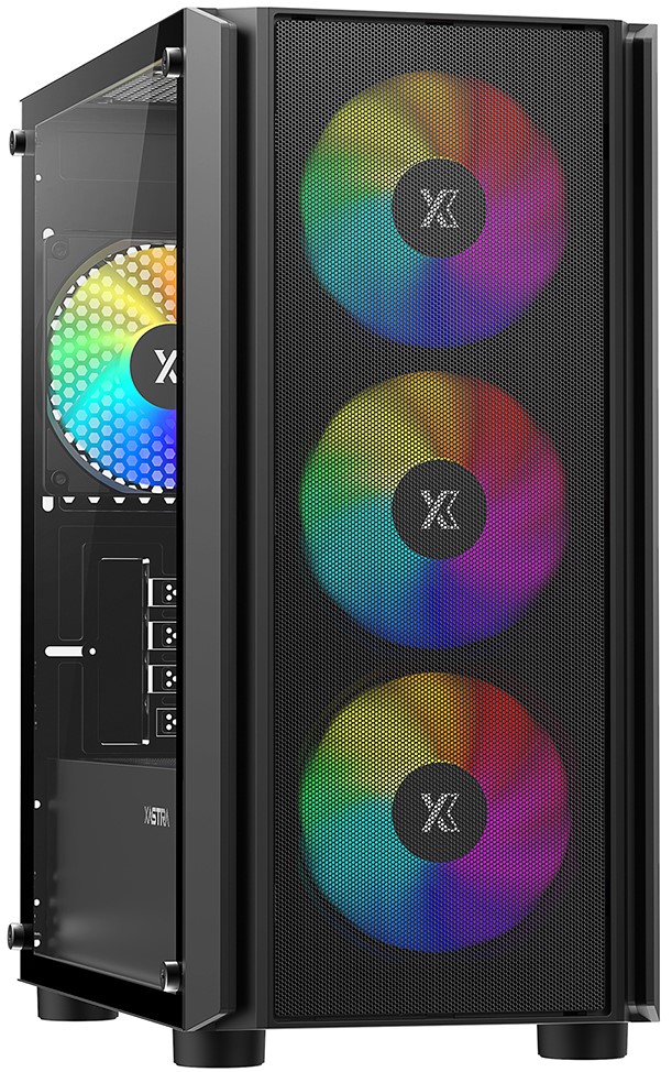 

Корпус mATX Xastra A402M 4ARGB без БП, 2*USB 2.0, USB 3.0, A402M 4ARGB