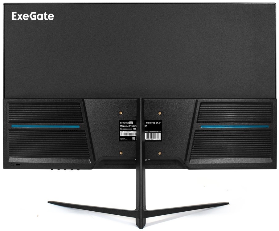 

Монитор 21,5" Exegate ProSmart EV2207 EX294426RUS 1920x1080, 5 мс (GTG), 16:9, 250cd/m2, 1000:1, 178°/178°, HDMI, D-Sub, black, ProSmart EV2207