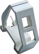 фото Рамка Lanmaster LAN-DRF-1OK-WH