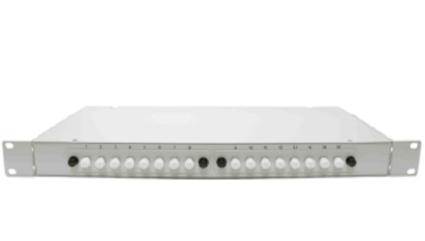 фото Кросс оптический стоечный 19" стационарный 1U TELCORD КСу-16-1U 2-ST/MM-2-ST/UPC-MM50(OM3)-1-КУ-GY в Санкт-Петербургe