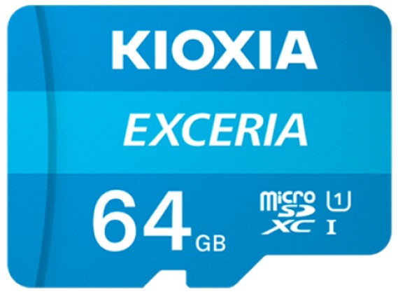 

Карта памяти MicroSDXC 64GB Toshiba (KIOXIA) EXCERIA LMEX1L064GG2 Class 10, U1 -100 MB/s, EXCERIA